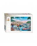 Puzzle 4000 piese Step - Little Fishermen in the Harbor (Step-Puzzle-85413)