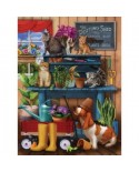 Puzzle 1000 piese SunsOut - Trouble in the Potting Shed (Sunsout-28939)