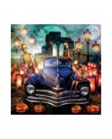 Puzzle 1000 piese SunsOut - The Old Plymouth on Halloween (Sunsout-30143)