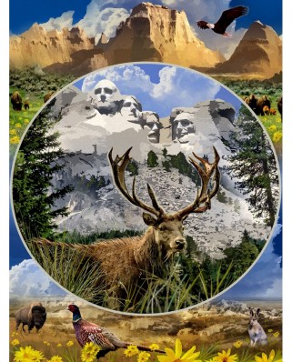 Puzzle 1000 piese SunsOut - Mount Rushmore (Sunsout-62353)
