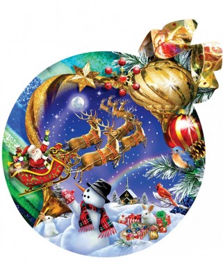 Puzzle 750 piese contur SunsOut - Christmas Ornament (Sunsout-95070)