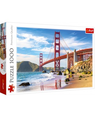 Puzzle 1000 piese Trefl - Golden Gate Bridge, San Fransisco (Trefl-10722)