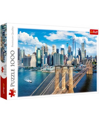 Puzzle 1000 piese Trefl - Brooklyn Bridge - New York (Trefl-10725)