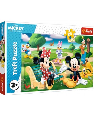 Puzzle 24 piese XXL Trefl - Mickey Mouse (Trefl-14344)