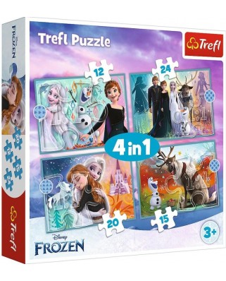 Puzzle 12/15/20/24 piese Trefl - Frozen (Trefl-34381)