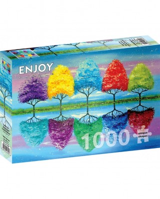 Puzzle 1000 piese ENJOY - Each Tree Has Its Own Colorful History (Enjoy-1702)