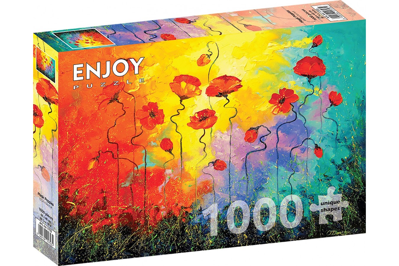 Puzzle 1000 piese ENJOY - Magic Poppies (Enjoy-1723)