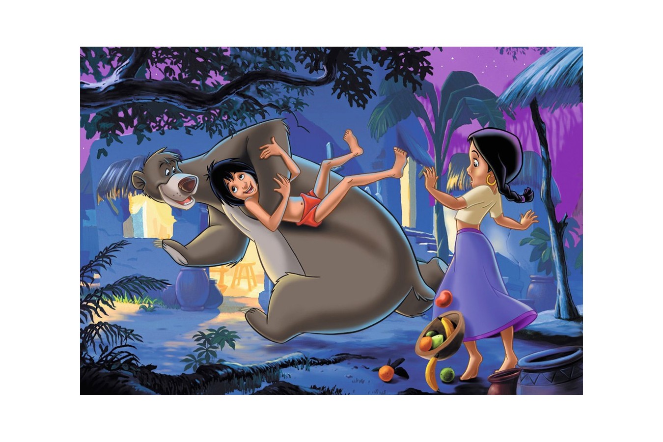 Puzzle Ravensburger - Prietenii Lui Mowgli, 2x24 piese (08894)