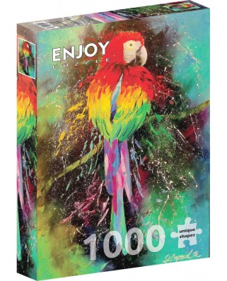 Puzzle 1000 piese ENJOY - Colorful Parrot (Enjoy-1787)