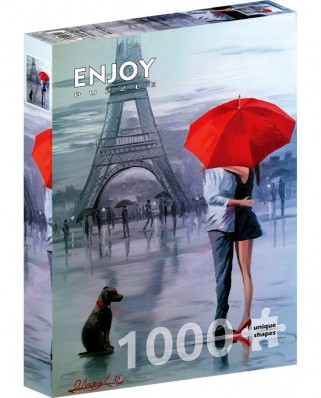 Puzzle 1000 piese ENJOY - Paris for Two (Enjoy-1817)