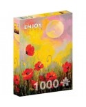 Puzzle 1000 piese ENJOY - Poppies in the Moonlight (Enjoy-1823)