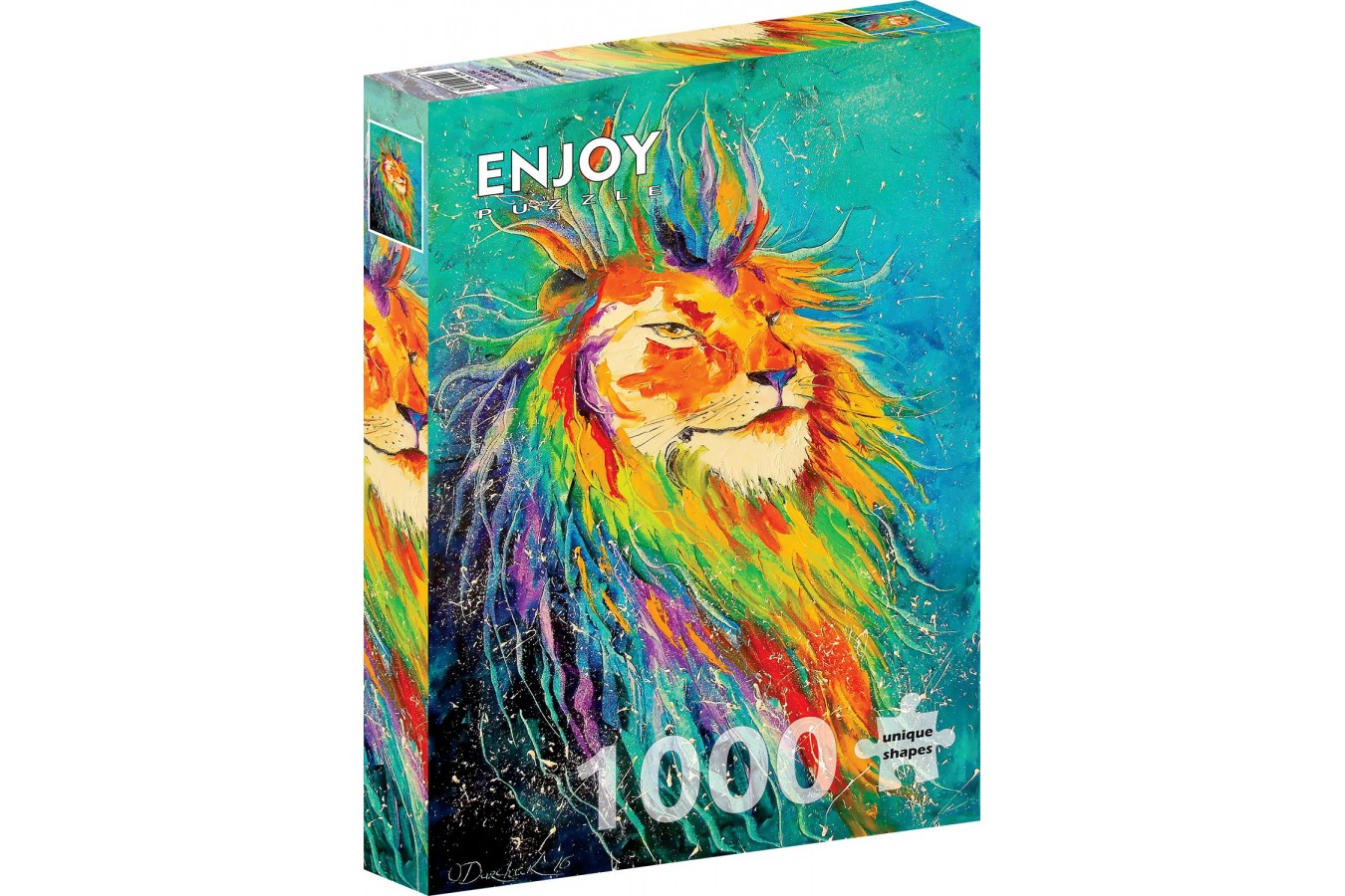 Puzzle 1000 piese ENJOY - Rainbow Lion (Enjoy-1826)