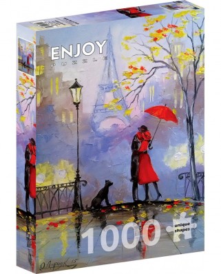 Puzzle 1000 piese ENJOY - Rainy Day in Paris (Enjoy-1832)