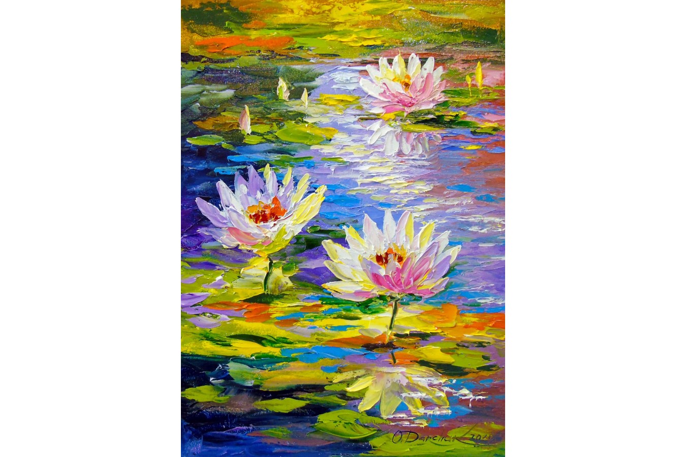Puzzle 1000 piese ENJOY - Water Lilies in the Pond (Enjoy-1847)