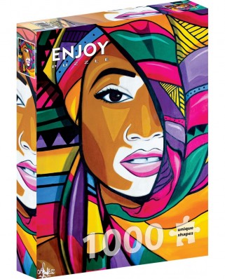 Puzzle 1000 piese ENJOY - African Beauty (Enjoy-1862)