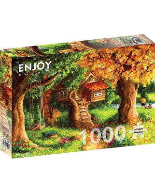 Puzzle 1000 piese ENJOY - Tree House (Enjoy-1934)
