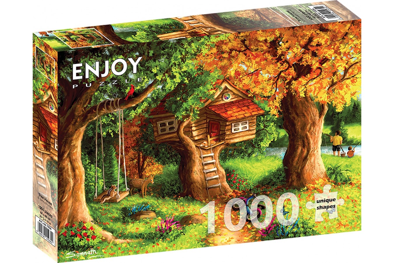 Puzzle 1000 piese ENJOY - Tree House (Enjoy-1934)