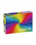 Puzzle 1000 piese ENJOY - Stained Glass Rainbow Burst (Enjoy-1970)