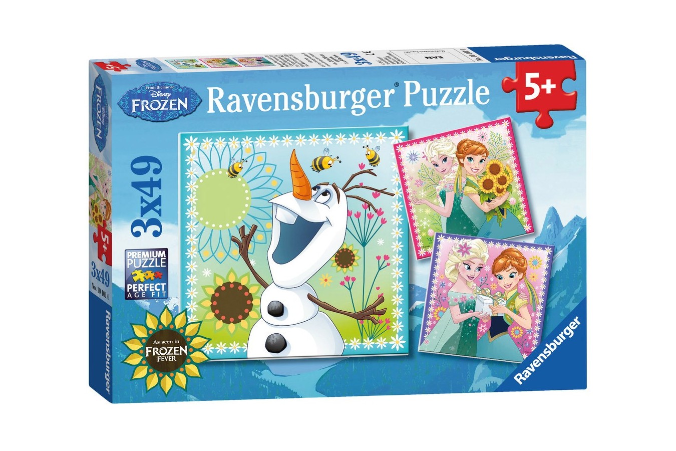 Puzzle Ravensburger - Frozen, 3x49 piese (09245)