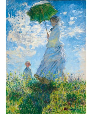 Puzzle 1000 piese Bluebird Puzzle - Claude Monet: Woman with a Parasol - Madame Monet and Her Son (Art-by-Bluebird-F-60236)