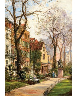 Puzzle 1500 piese Art Puzzle - William Edward Fox: Walking in the Park (Art-Puzzle-5393)