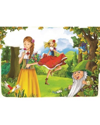 Puzzle 100 piese XXL Art Puzzle - Fairy Tale Rose (Art-Puzzle-5619)