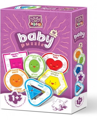 Puzzle 2 piese Art Puzzle - 10 Baby Puzzles - Shapes and Colors (Art-Puzzle-5823)