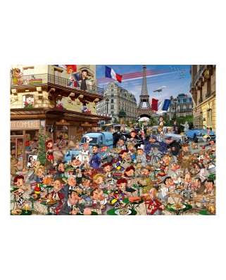 Puzzle 3000 piese Grafika - Francois Ruyer: Les Trente Glorieuses (Grafika-02989-P)