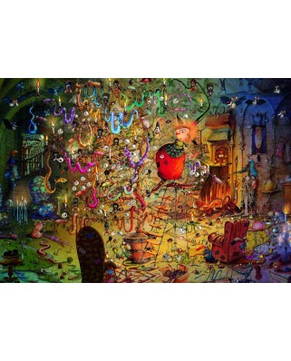 Puzzle 1500 piese Grafika - Francois Ruyer: Witch (Grafika-F-30048)