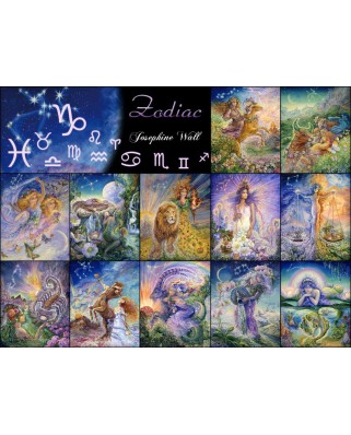 Puzzle 2000 piese Grafika - Josephine Wall: Zodiac Signs (Grafika-F-30062)
