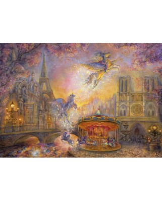 Puzzle 2000 piese Grafika - Josephine Wall: Magical Merry Go Round (Grafika-F-30074)
