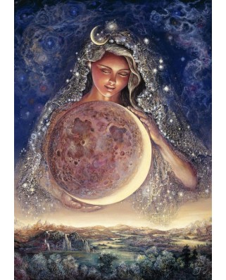 Puzzle 2000 piese Grafika - Josephine Wall: Moon Goddess (Grafika-F-30077)