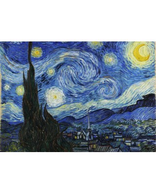 Puzzle 2000 piese Grafika - Vincent Van Gogh: The Starry Night, 1889 (Grafika-F-30084)