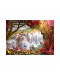 Puzzle 2000 piese Grafika - Deep Forest Waterfall (Grafika-F-30085)