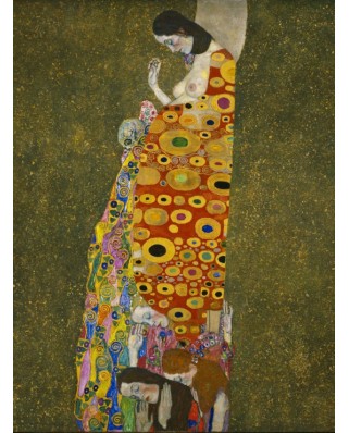 Puzzle 2000 piese Grafika - Gustav Klimt: Hope II, 1907-1908 (Grafika-F-30105)