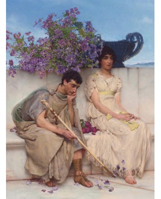Puzzle 2000 piese Grafika - Sir Lawrence Alma-Tadema: An eloquent silence (Grafika-F-30122)