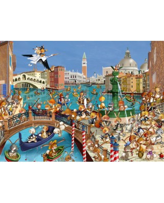 Puzzle 2000 piese Grafika - Francois Ruyer: Venice (Grafika-F-30382)