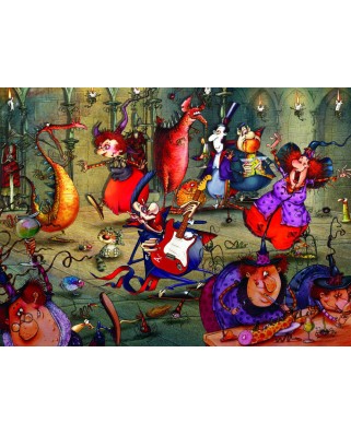 Puzzle 2000 piese Grafika - Francois Ruyer: The Witches Festival (Grafika-F-30738)