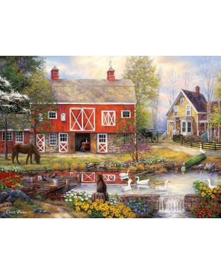 Puzzle 2000 piese Grafika - Chuck Pinson: Reflections On Country Living (Grafika-F-30770)