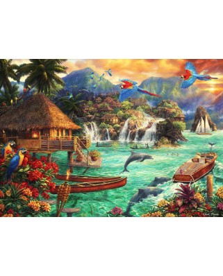 Puzzle 500 piese Grafika - Chuck Pinson: Island Life (Grafika-F-32297)