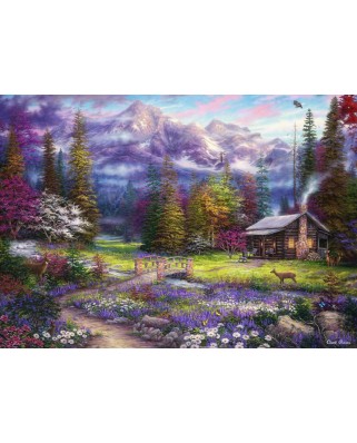 Puzzle 500 piese Grafika - Chuck Pinson: Inspiration of Spring Meadows (Grafika-F-32298)