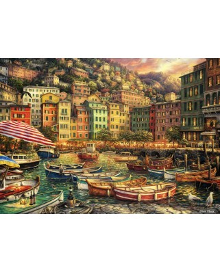Puzzle 500 piese Grafika - Chuck Pinson: Vibrance of Italy (Grafika-F-32302)