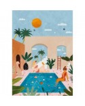 Puzzle 1000 piese Pieces & Peace - Lhuillier Laura: Swimming Pool (Pieces-and-Peace-0001)