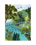 Puzzle 1000 piese Pieces & Peace - Hebe Studio: Blue Pools (Pieces-and-Peace-0039)