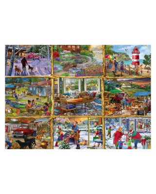 Puzzle 1000 piese Alipson Puzzle - For All Seasons (Alipson-Puzzle-50026)