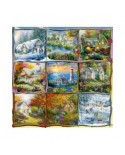 Puzzle 1000 piese Alipson Puzzle - Seasons Nine Patch (Alipson-Puzzle-50044)