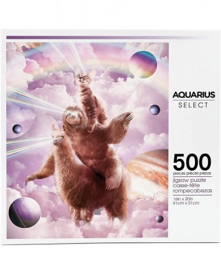 Puzzle 500 piese Aquarius - Random Galaxy Laser Eyes (Aquarius-Puzzle-62521)