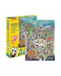 Puzzle 1000 piese Aquarius - Sponge Bob (Aquarius-Puzzle-65361)