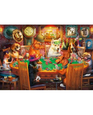 Puzzle 500 piese Art Puzzle - The Gambler Dogs (Art-Puzzle-5094)