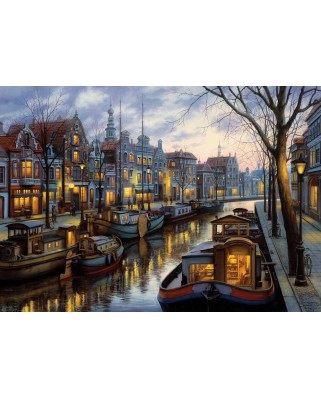 Puzzle 1500 piese Art Puzzle - The Light of the Canal (Art-Puzzle-5389)